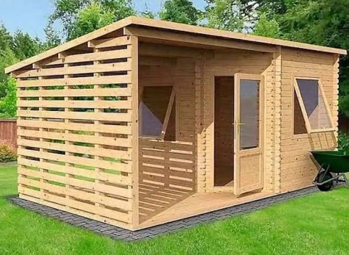 Cabaña de madera reciclada, ejemplo de arquitectura sustentable