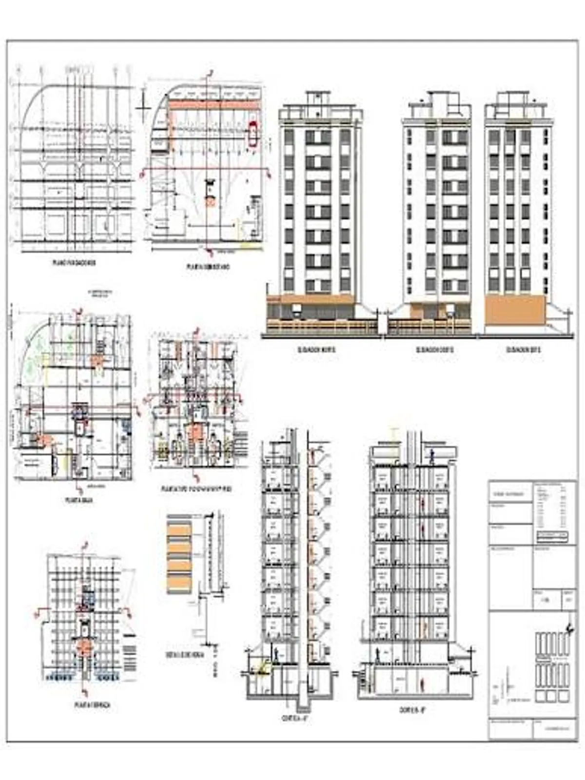 Planos y representación gráfica de un proyecto arquitectónico